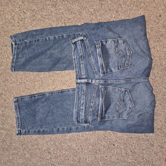 Silver Jeans Blue Ankle Cropped Denim - Picture 2 of 4